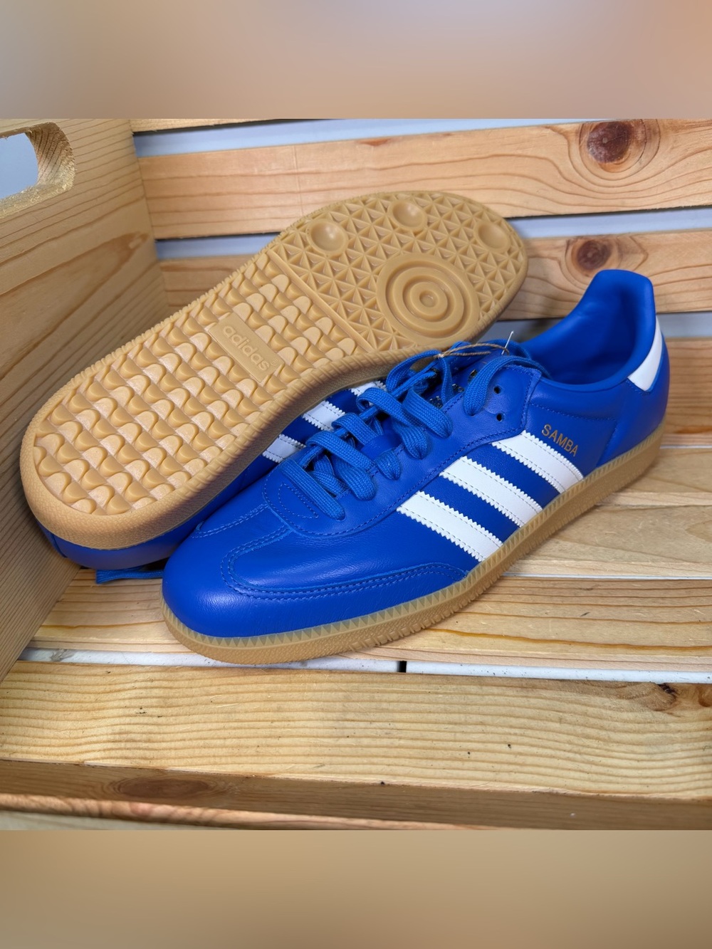 Adidas Originals Samba OG Leather 4th July Shoes Sneakers JR0882 Mens 10.5 New